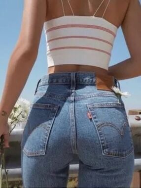 Levi's Wedgie 501 Slim Straight Women's Jeans 26 x 26